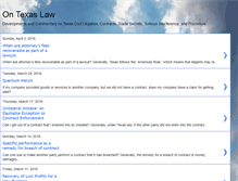 Tablet Screenshot of dietrichlawblog.com